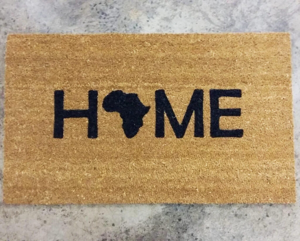 africa home door mat