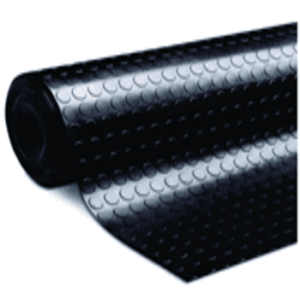 Rubber roll flooring