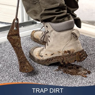 Plain & Effective Plain Dirt Trapper Mat