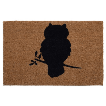 Owl Coir Door Mat