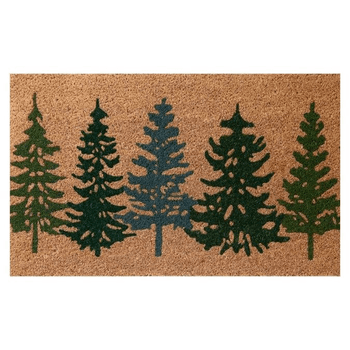 Pine Trees Coir Mat